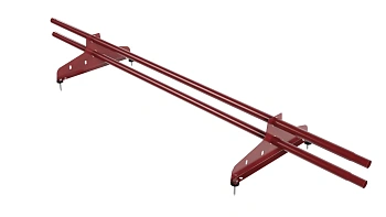 Снегозадержатель универсальный NewLine L=1500 мм, 2 опоры, 2 трубы круг Ø25 мм RAL 3011