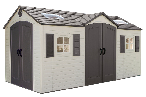 Сарай пластиковый Lifetime 15'*8' DD, 4.57 м²