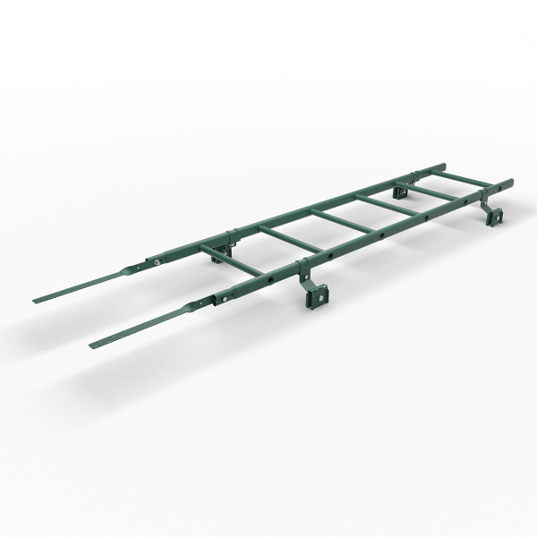 Лестница кровельная для фальцевой кровли Roofsystems Prestige 600 фальц, L=1200 мм RAL 6005