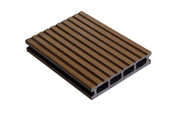 Террасная доска MasterDeck Light 140 мм, L= 6000 мм цвет: венге