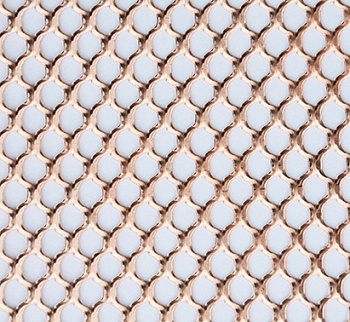 Медная сетка KME, Tecu® Flatmesh 0.7 мм., 1000 мм, цвет:* медный