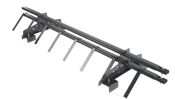 Снегозадержатель для профнастила Н-114 Borge L=1500 мм 2 опоры, 2 трубы, овал 25х45 RAL 7024