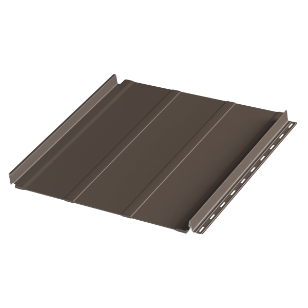 Фальцевая панель Aquaclick, Силуэт 2, с подгибом 0.5 мм, Polyester, Zn 140 г/м², RR 32