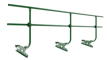 Ограждение кровельное для фальцевой кровли Borge, H=900 мм, L= 3000 мм RAL 6002