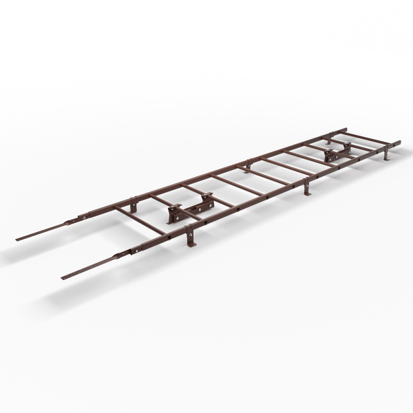 Лестница кровельная для фальцевой кровли Roofsystems Prestige 400 Next фальц, L=3000 мм RAL 8017