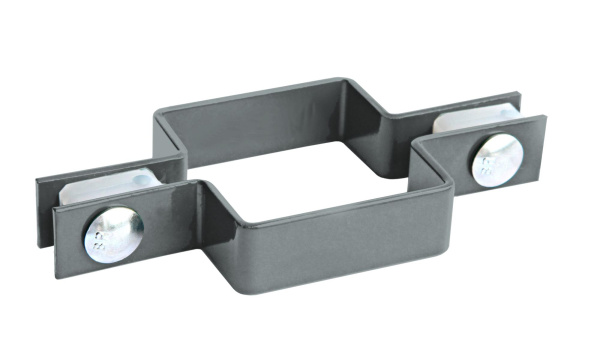 Крепление хомут 62 х 55 мм,  RAL 7040