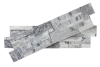Мрамор, 3D панель из камня, 350х180 мм, Modern Cloudy Grey