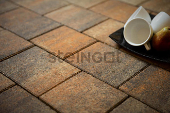 Тротуарная плитка Steingot Новый город 80 мм 160х160, 160х200, 160х240 мм, цвет: Stein Bronze
