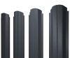 GL Штакетник П-образный А, фигурный 0.45 мм, PE, RAL 7024