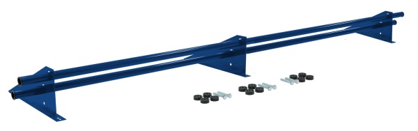 Снегозадержатель трубчатый, универсальный Optima, L=3000 мм, 3 опоры, 2 трубы, круг Ø25 мм RAL 5002