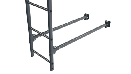 Фасадная лестница Borge, верхняя секция, L=1800 мм RAL 7016