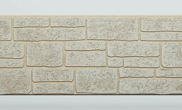 Панель FCS Simple под Камень, 15 мм, 360х1480 мм цвет: AA6114 бежевый