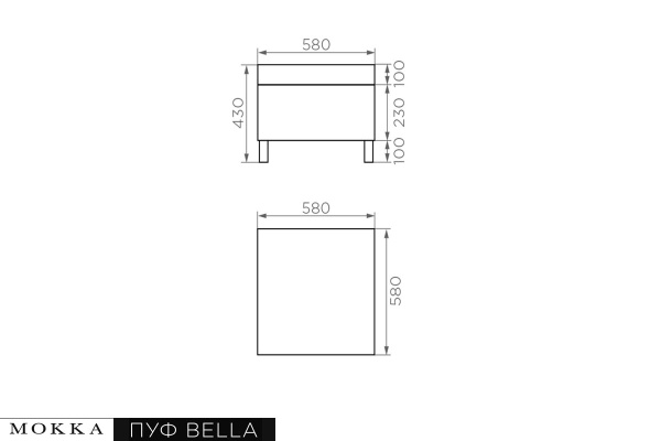 Пуф малый Mokka Bella, плетеный из искуственного ротанга цвет: соломенный