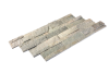 Кварцит, 3D панель из камня, 600х150 мм, Natural Shimla white