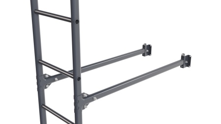 Фасадная лестница Borge, нижняя секция, L=2700 мм RAL 7024