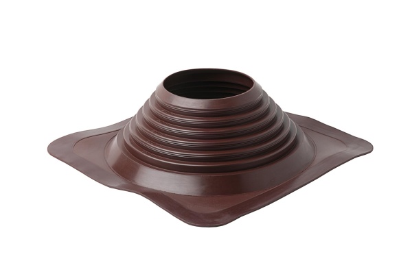 Проходной элемент Master Flash прямой №8, 178-330 мм силиконовый коричневый