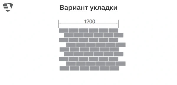 Тротуарная плитка Braer Прямоугольник 40 мм 200х100 мм, цвет: Color Mix Туман