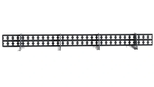 Снегозадержатель решетчатый для натуральной черепицы Borge L=2500 мм, 4 опоры, 1 полотно RAL 7024