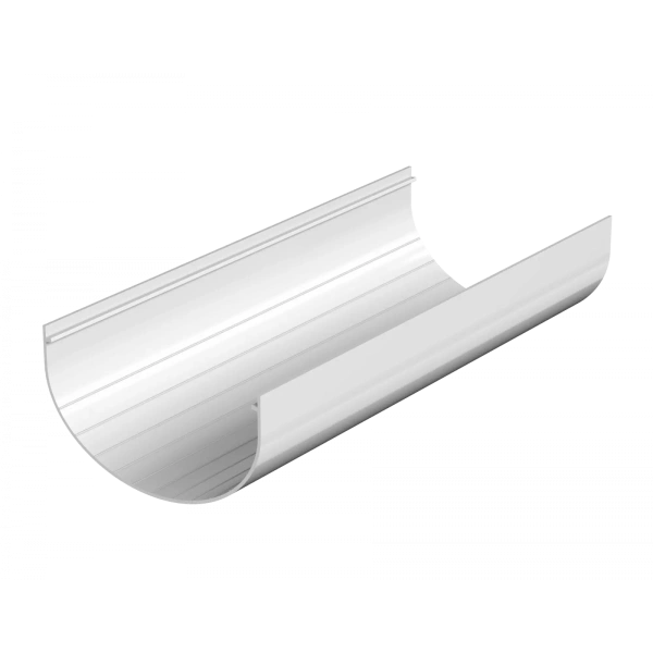 Желоб водосточный, Технониколь, оптима Ø 120 мм, L=3000 мм, цвет: белый