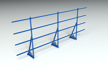 Ограждение кровельное, универсальное Roofsystems Elite Smart, H=1200 мм RAL 5005, L=3000 мм