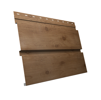 GL Софит металлический Квадро Брус, без перфорации 0.45 мм, Print Premium, Pine Wood Fresh