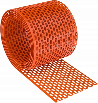 Лента вентиляционная пвх MDM GRILLE PVC, 100х5000 мм, цвет: красный