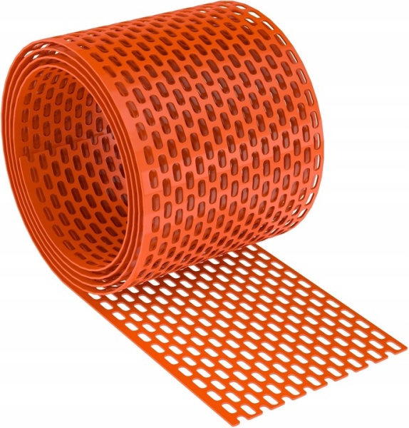 Лента вентиляционная пвх MDM GRILLE PVC, 100х5000 мм, цвет: красный