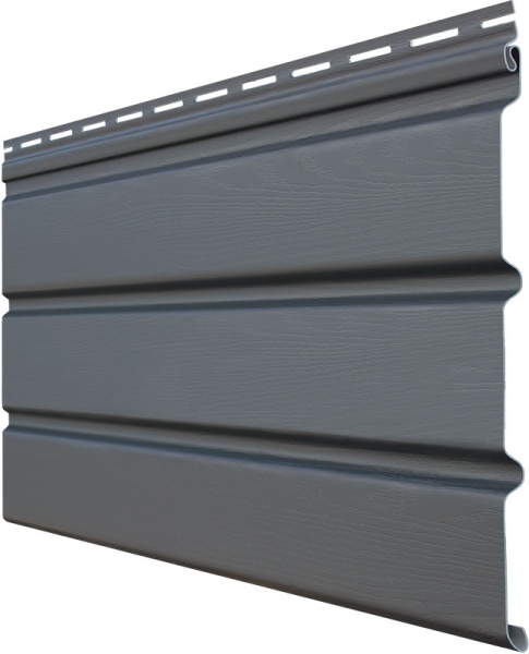 Софит пвх Grand Line Premium Acryl без перфорации L=3000 мм серия Premium Acryl, цвет: графит