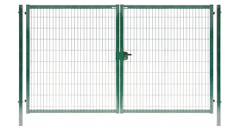 Ворота Medium, New Lock, 1.53 х3.5 м, RAL 6005