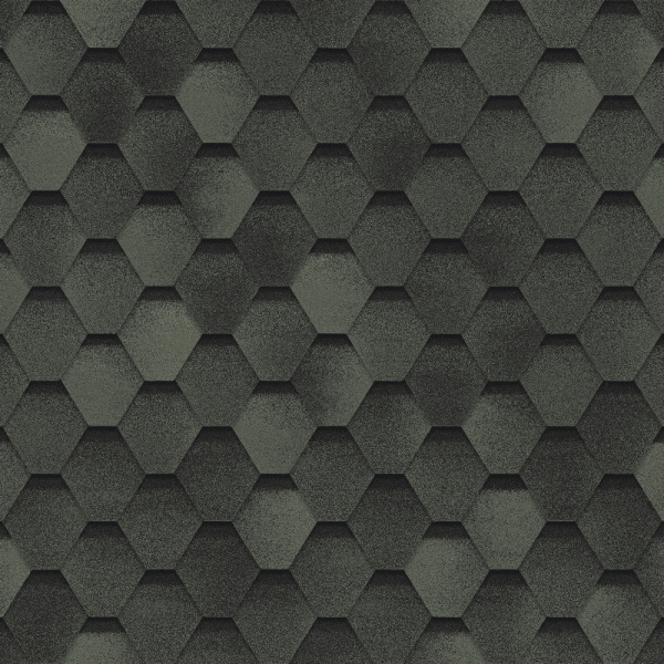 Битумная черепица Shinglas, Оптима цвет: Соната зеленый, 3 м² / уп.