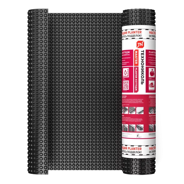 Мембрана профилированная Технониколь Planter Коттедж, 1х8 м, 8 м²