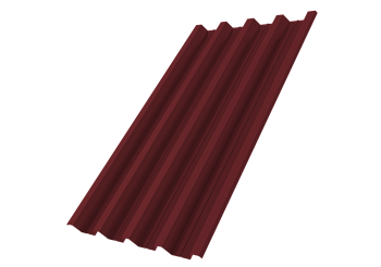 Профилированный лист GL H60 R, 0.5 мм, Satin Matt, RAL 3005