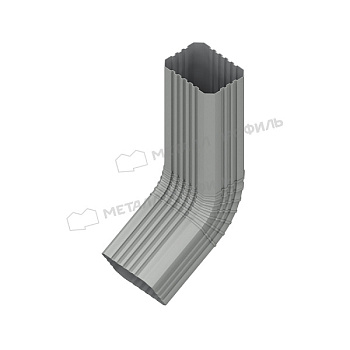 Колено трубы 60°, Металл Профиль Бюджет, Ø76х102 мм, RAL 9003