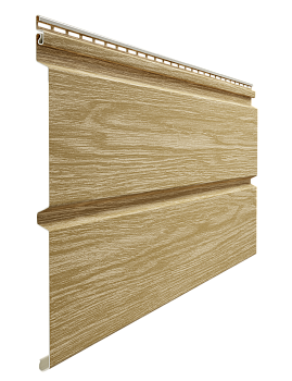 Виниловый сайдинг Docke, Брус D6S, L=3600х300 мм серия Lux Монреаль, цвет: зрелый каштан