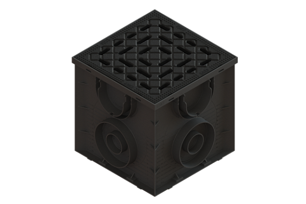 Дождеприемник S’park, PolyMax, 250х250 с решеткой пластиковой, кл. К3, арт: 0867081