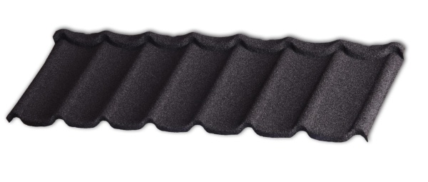 Композитная черепица Gerard Diamant, 1270х398 мм цвет: Dark silver