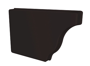 Заглушка левая Vortex Lite Matt, Ø 130 мм, RAL 9005