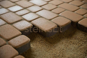 Тротуарная плитка Steingot Классика 60 мм 115/172 х 115/86 мм, цвет: бежевый