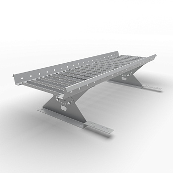 Мостик кровельный для композитной черепицы Roofsystems Prestige композит, L=1200 мм RAL 7004