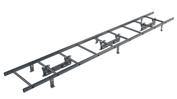 Лестница кровельная Borge, для фальцевой кровли, L=2700 мм RAL 7016