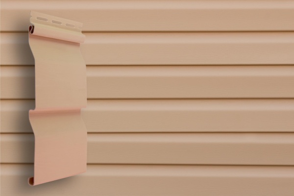 Сайдинг Grand Line, корабельная доска, L=3000 мм, серия Classic Color Plus, цвет: персиковый
