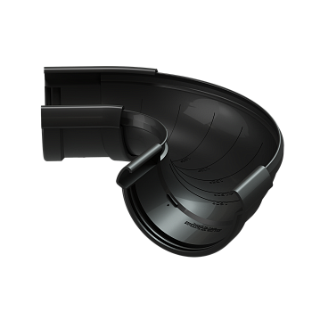 Угол регулируемый, Docke Lux, Ø140 мм, 60-160° мм, цвет: карбон