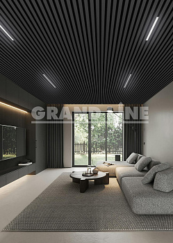 GL Комплект кубообразного потолка 30х30, L=1700 мм 0.3 мм, Al, черный