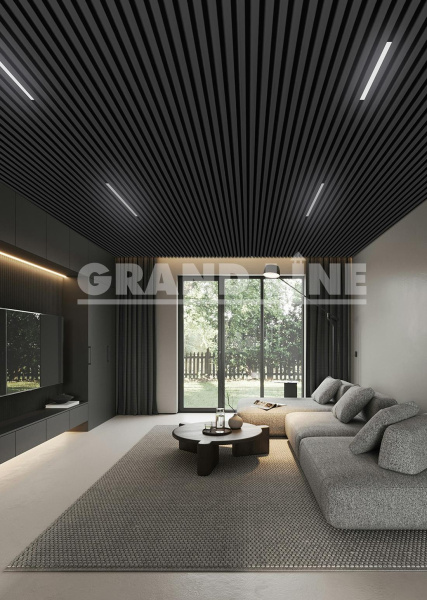 GL Комплект кубообразного потолка 30х30, L=1700 мм 0.3 мм, Al, черный