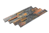 Сланец, 3D панель из камня, 600х150 мм, Natural Jack Multi