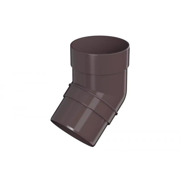 Колено трубы 135°, Технониколь, оптима Ø 80 мм, цвет: темно-коричневый