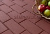 Тротуарная плитка Steingot Прямоугольник 60 мм 200х100 мм, цвет: темно-красный