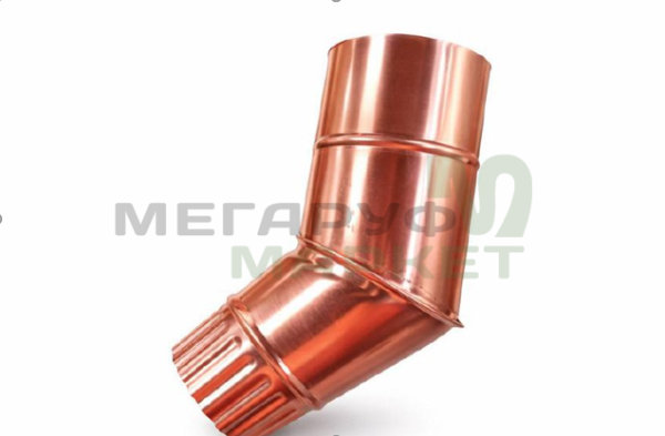 Колено трубы фальц, медное Ø 150 мм
