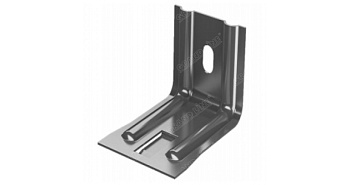 Кронштейн крепежный усиленный ККУ 2 мм L=230 мм, 95х80 мм, ОЦ