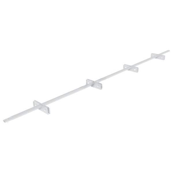 Снегозадержатель для фальцевой кровли Roofsystems Prestige Single фальц 4 опоры, 2 трубы, овал 45х25, L=3000 мм, RAL 9010